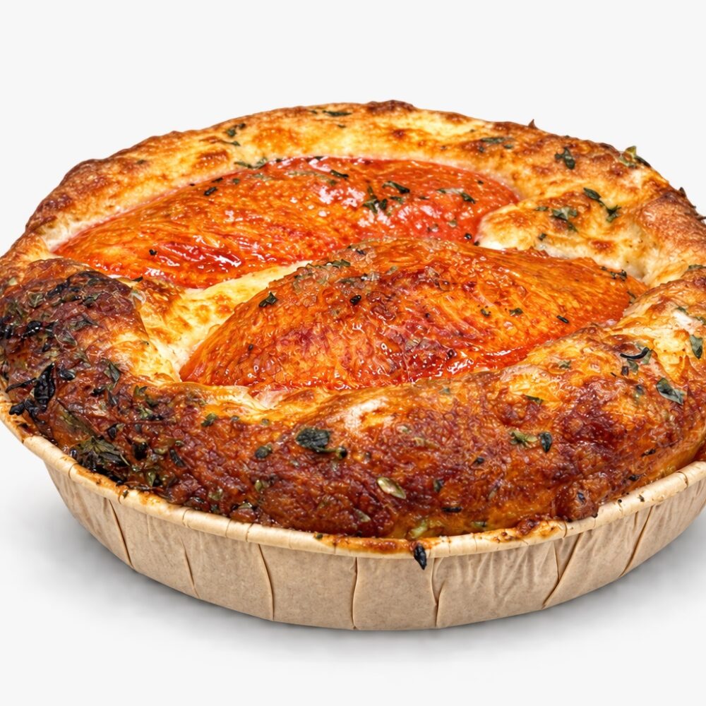 Frittata de tomate y mozzarella
