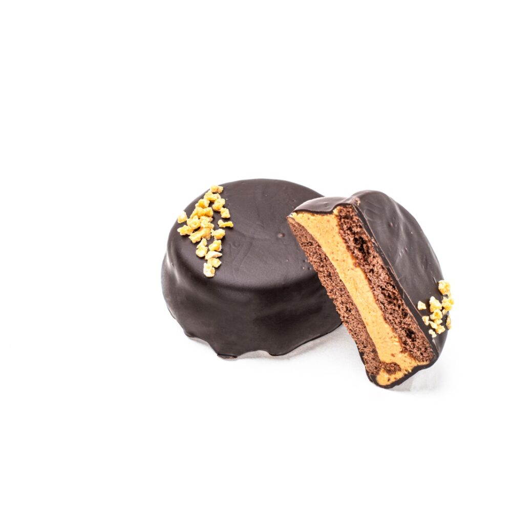 Alfajores veganos sin lactosa con crema de cacahuete x 36 unidades