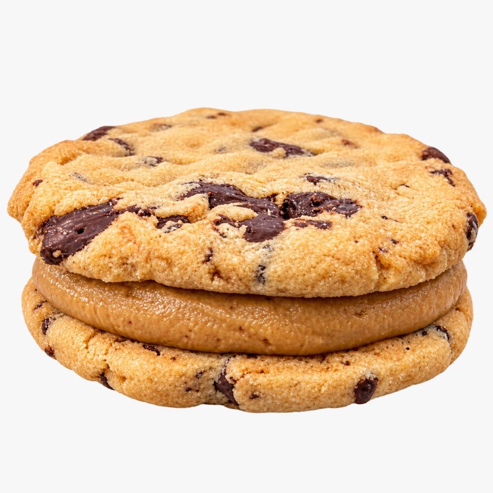 Alfajores veganos sin lactosa con crema de cacahuete x 80 unidades