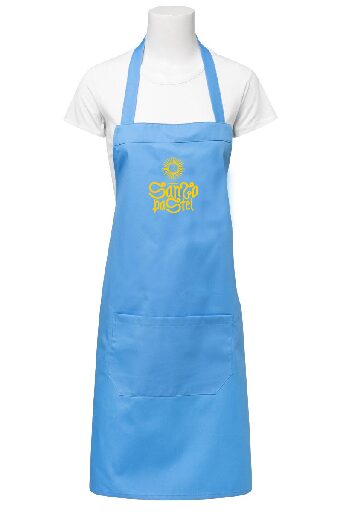 Delantal con logo Santo Pastel