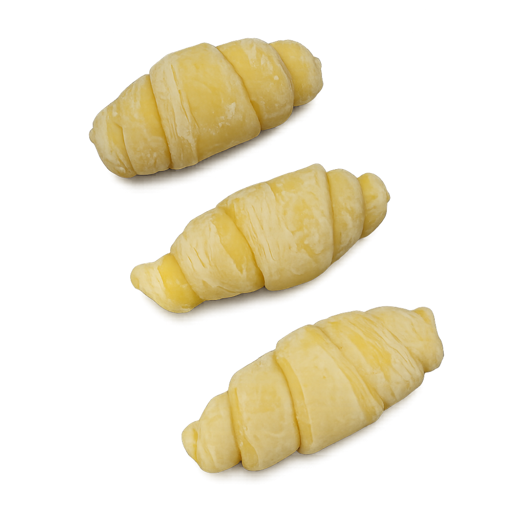 Croissant pequeño de mantequilla x 6,5 Kg.